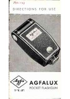 Agfa Agfalux manual. Camera Instructions.